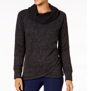 Ideology woman’s Cowl neck Pullover sweater Noir